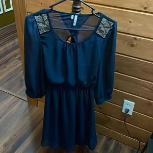 Blue dress womens XS